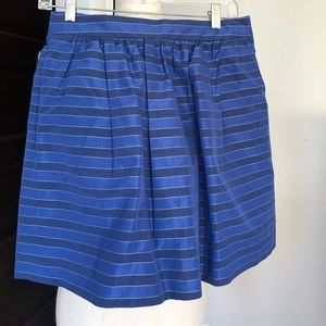 J. Crew Blue Mini Skirt
